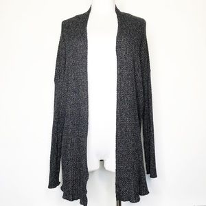 AE Soft & Sexy Plush Gray Knit Cardigan Sweater